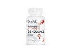 Vitamina D3 4000 ui + K2 100 mcg 100 Tablete, OstroVit